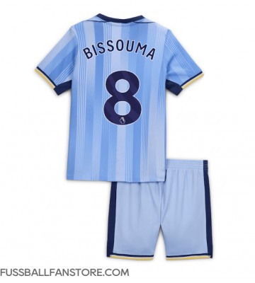 Tottenham Hotspur Yves Bissouma #8 Replik Auswärtstrikot Kinder 2024-25 Kurzarm (+ Kurze Hosen)